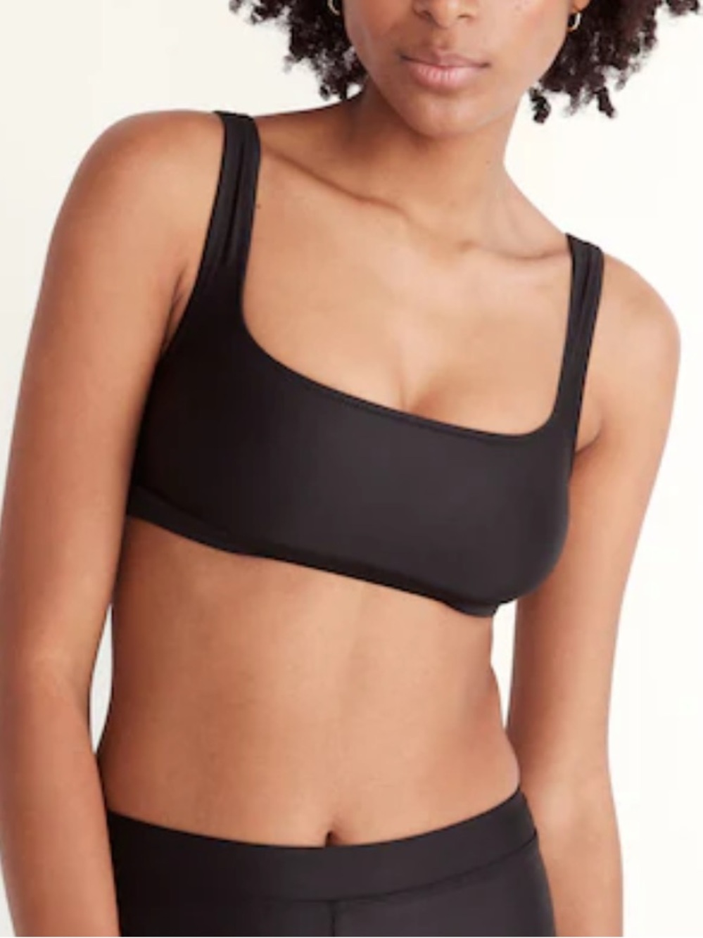 Madewell Black Bikini Top NWOT
